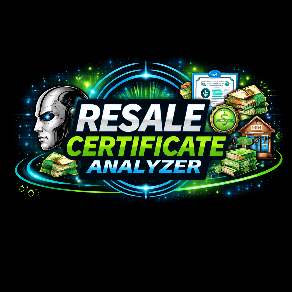Resale Certificate Analyzer